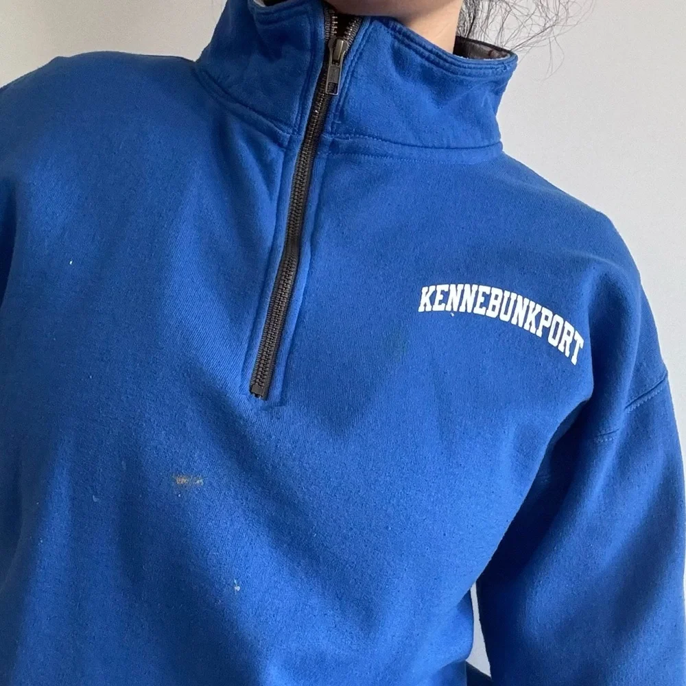 Kennebunkport Blue Quarter Zip Jacket